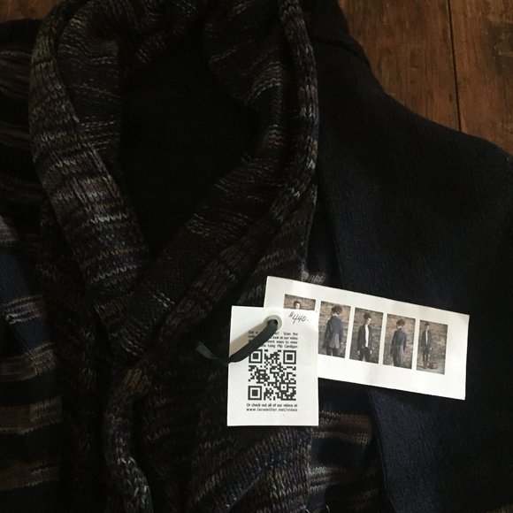 Victorian Long Flip Variegated Cardigan - Picture 5 of 7